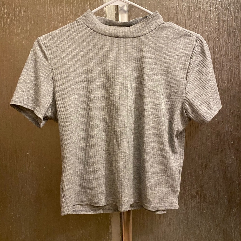 Gray shirt